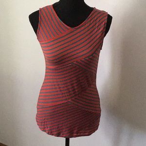 Striped modern top